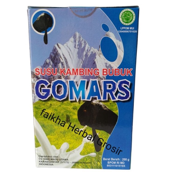 

9.9 BRANDS FESTIVAL Gomars Susu Kambing Ettawa kemasan Kotak
