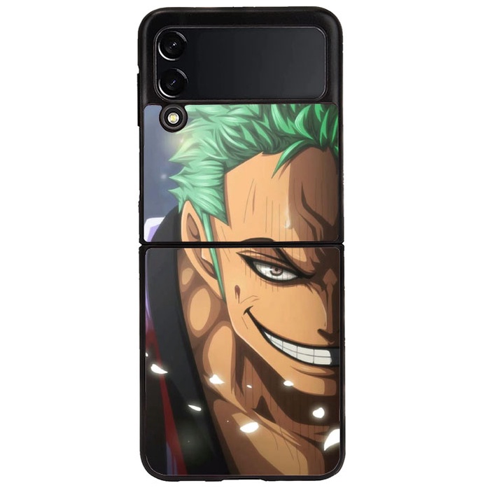 Case Casing Softcase Hardcase Samsung Galaxy Z Flip 3 4 Z Fold 3 4 One Piece Roronoa Zoro AO0065