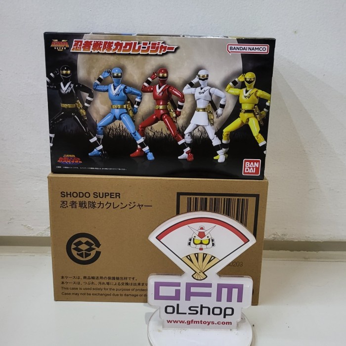 MUST HAVE SHODO SUPER NINJA SENTAI KAKURANGER TERMURAH