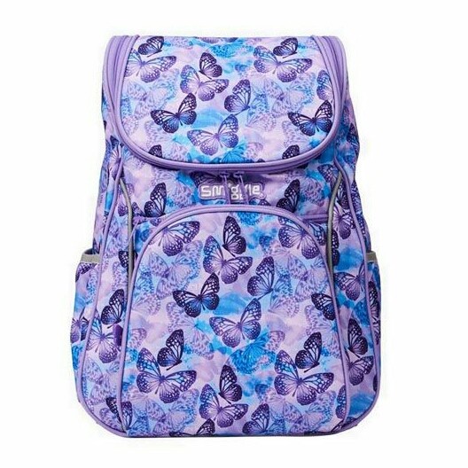 Smiggle Bag Mirage Access Reflect Backpack Tas Ransel - Purple