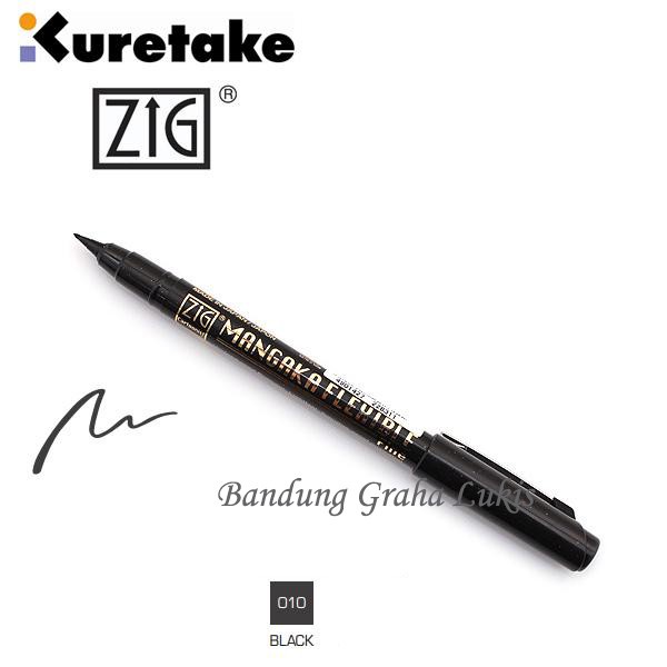 

Terlaris Kuretake Zig Mangaka Flexible With Medium Black Nib