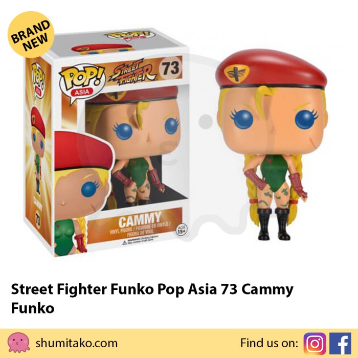 PROMO STREET FIGHTER FUNKO POP ASIA 73 CAMMY BY FUNKO TERBARU