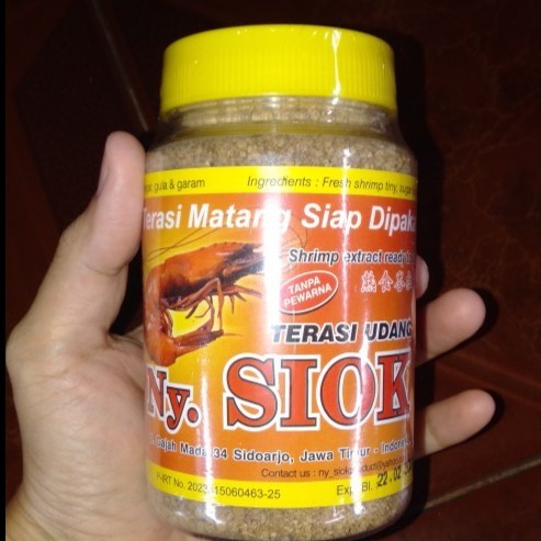 

Terasi/Trasi Udang Matang 150Gr Terasi Ny Siok Sidoarjo Mateng