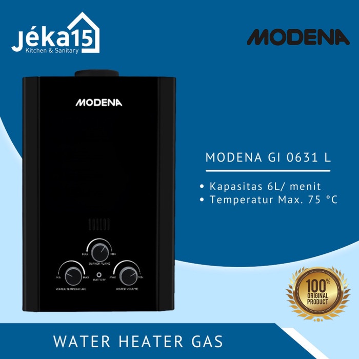 Terlaris Water Heater Gas Terbaik Modena Gi 0631 L