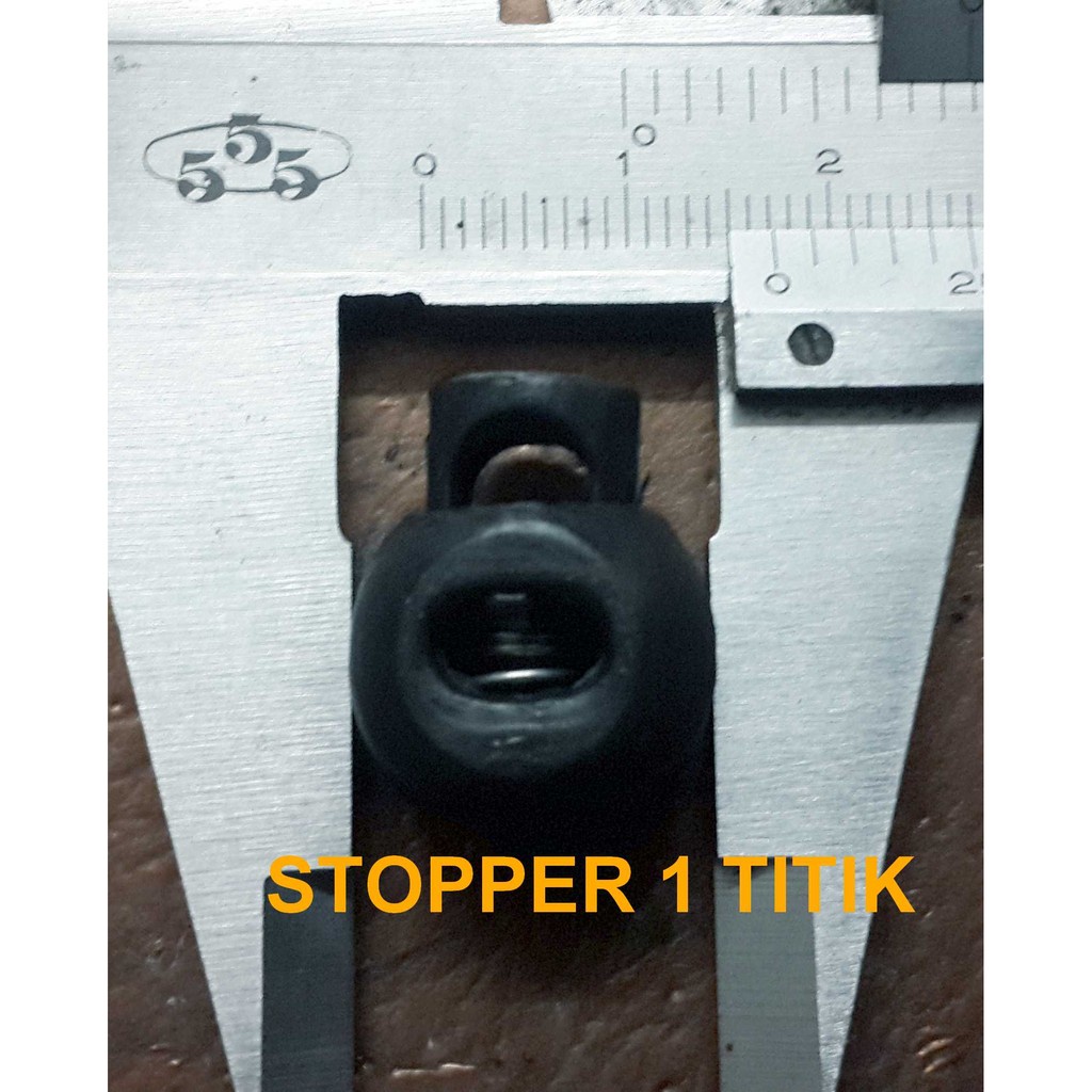 

Stopper Plastik Hitam 1 titik dan 2 titik (isi 12 pcs)