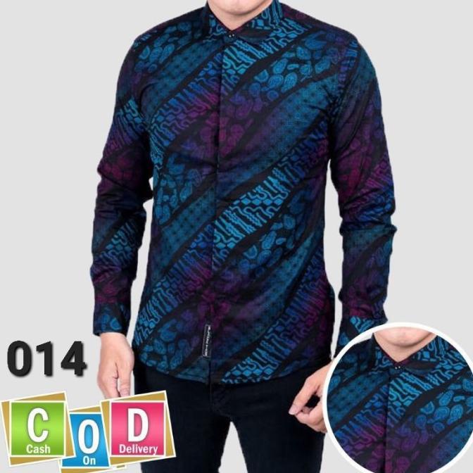 Size Jumbo XXL-XXXL Batik Pria Batik Songket Lengan panjang Cotton