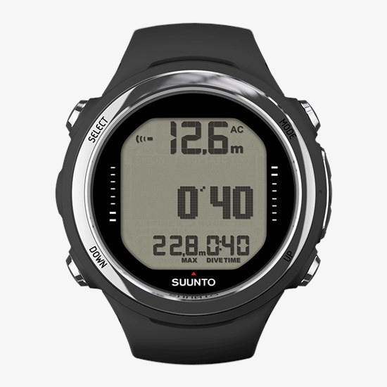 Terlaris Suunto D4I Novo Black - Usb Cable And Extension Strap Sold Separately