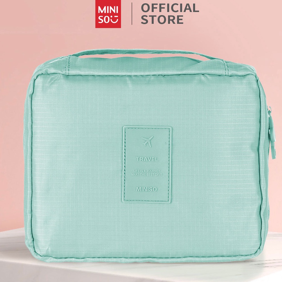 ➬Diskon✼➮ BZ0VR MINISO - Tas Travel Organizer Tempat Tas Kosmetik Travel Pouch Tempat Penyimpanan Ma