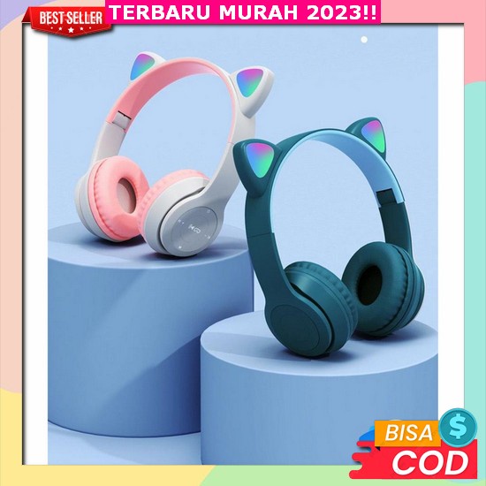 Headset Bluetooth Murah Headphone Wireless Gaming Bisa Cod Keren Promo Earphone Terbaru 2023 Ear Ear