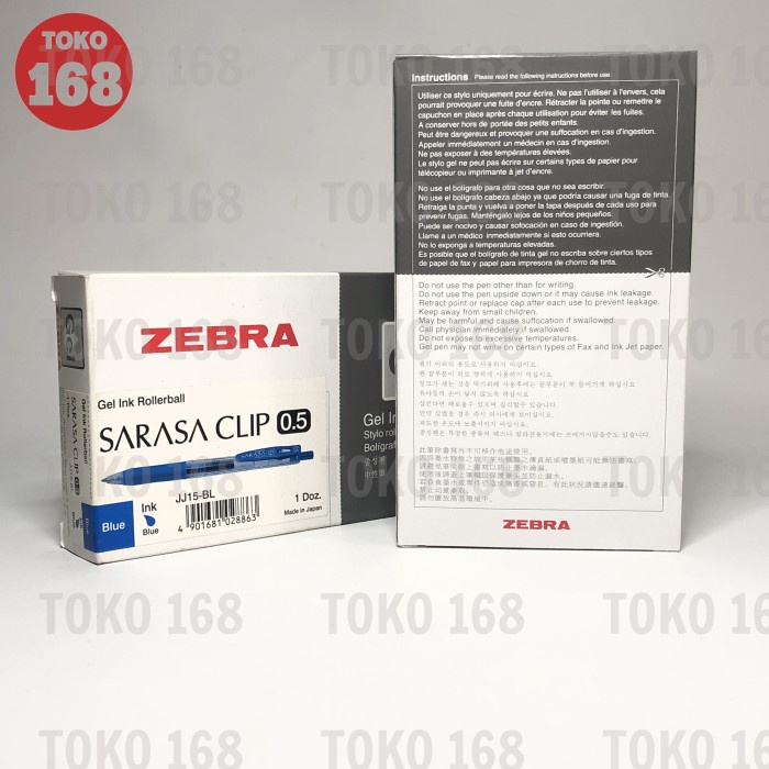 

Zebra Sarasa Clip / Pul / Gel 0.5 (Lsn)