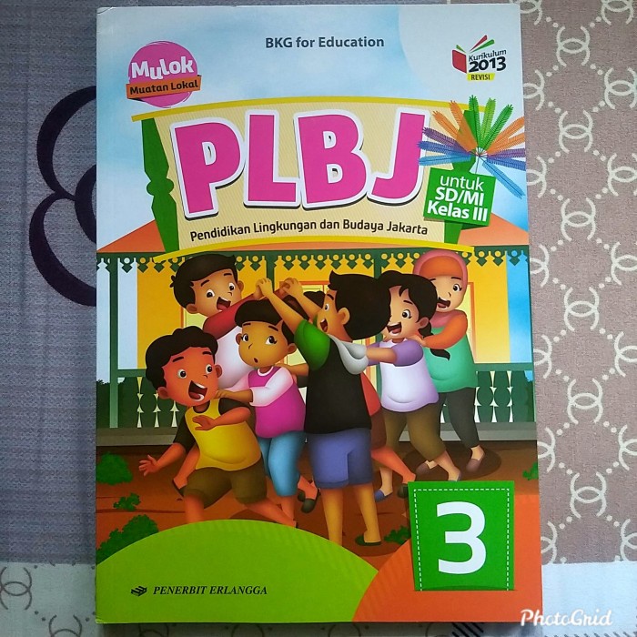 HOT SALE BUKU PLBJ REVISI SD MI KELAS 3 KURIKULUM 2013 ERLANGGA TERLARIS