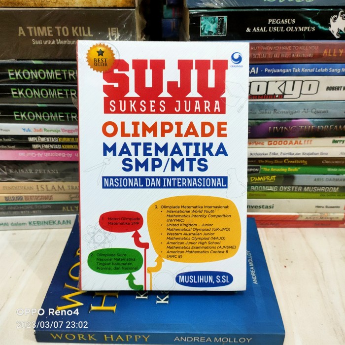 DISKON SPESIAL SUJU SUKSES JUARA OLIMPIADE MATEMATIKA SMP/MTS TERLARIS