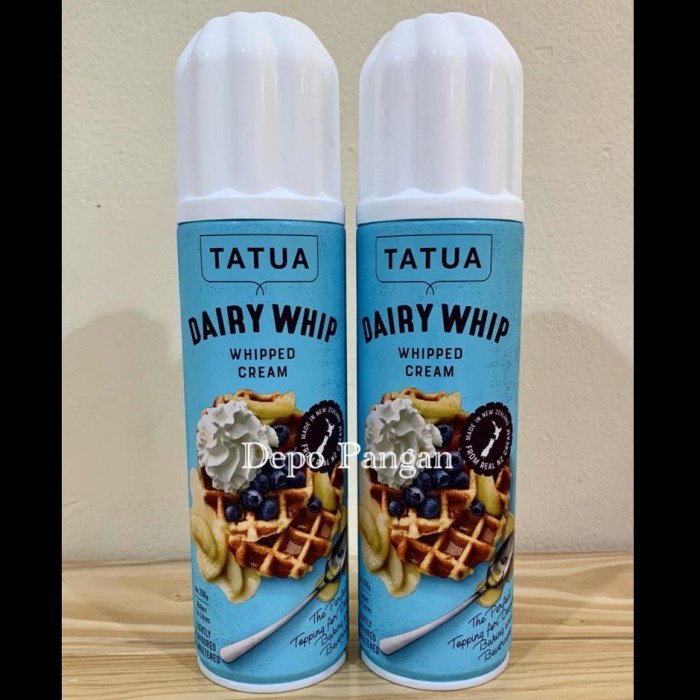 Tatua Whipped Cream Aerosol 250 Gr / Dairy Whip Cream / Whipping Cream