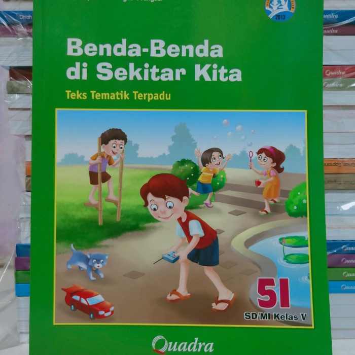 HOT SALE BUKU TEKS TEMATIK TERPADU KELAS V SD TEMA 5I QUADRA TERBARU