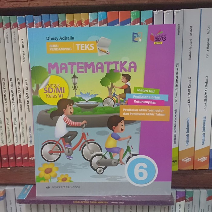 MUST HAVE BUKU MATEMATIKA KELAS 6 SD / BUPING MATEMATIKA SD KELAS 6 ERLANGGA TERMURAH