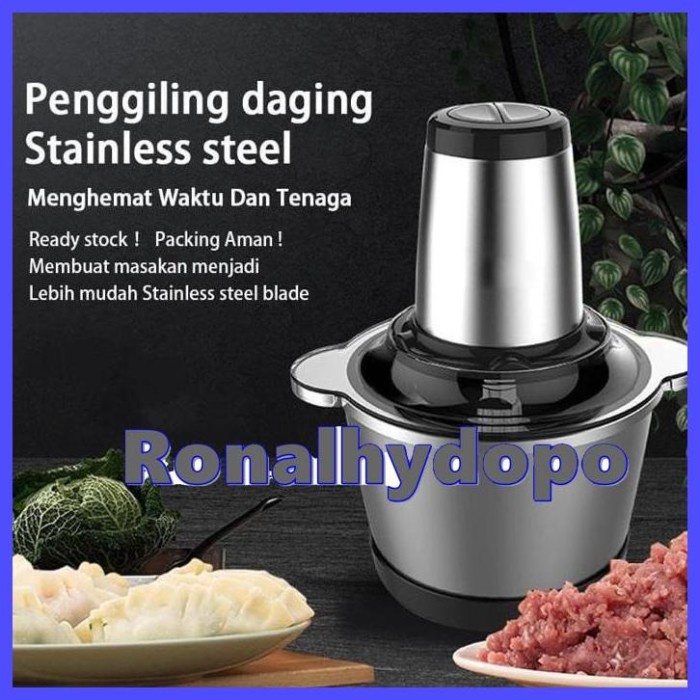 Blender stainles copper 2L tahan karat Alat Penggiling Daging