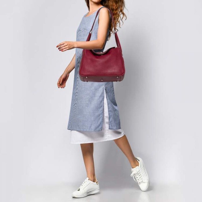 HOT SALE TAS LINDY TOGO PREMIUM WARNA MERAH - TAS SELEMPANG WANITA IMPORT TERLARIS