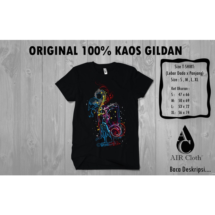 Kaos / Baju Distro Wayang / Custom Design