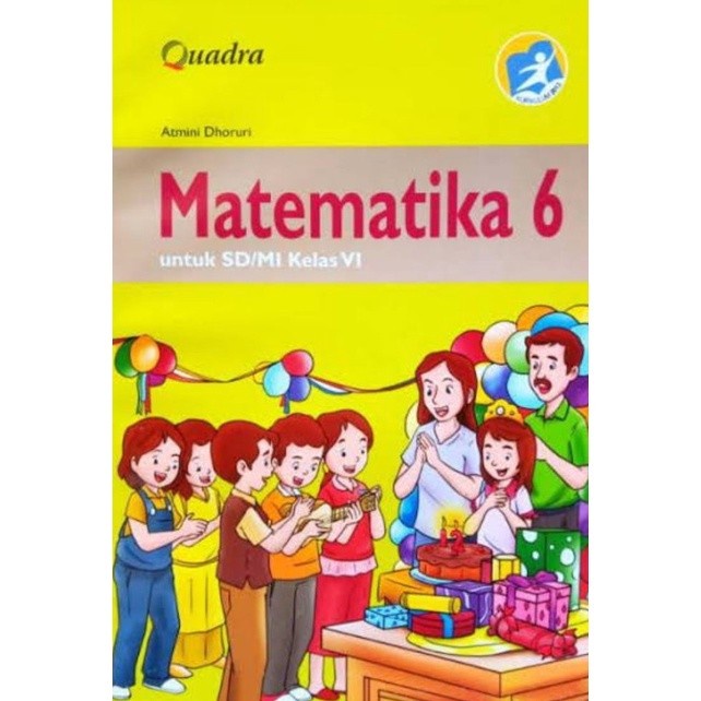 PROMO BUKU MATEMATIKA QUADRA SD KELAS 6 TERMURAH