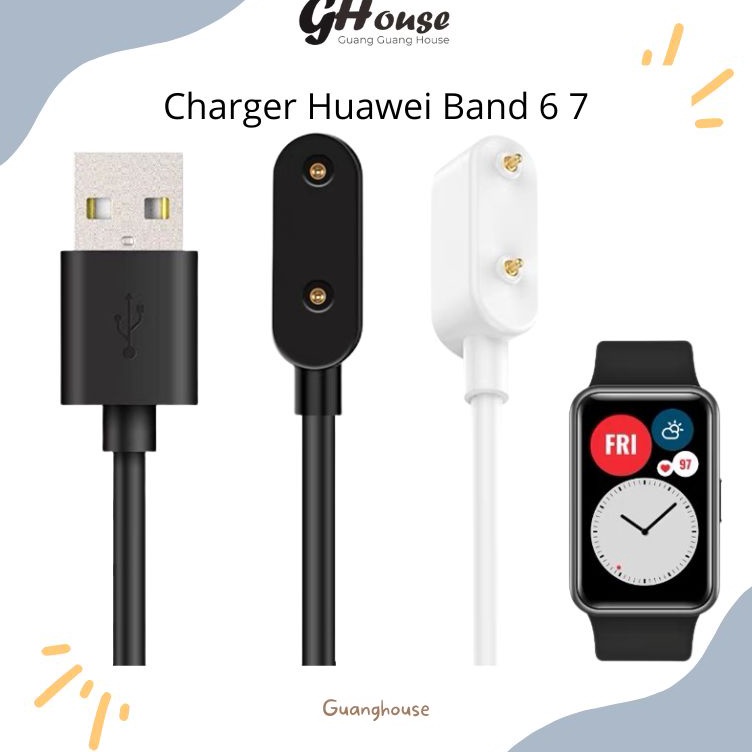 Dapatkan Kabel Charger Huawei Band 7 Kabel Charging Huawei Band 6 Band 7 USB Kabel Charger Honor Ban