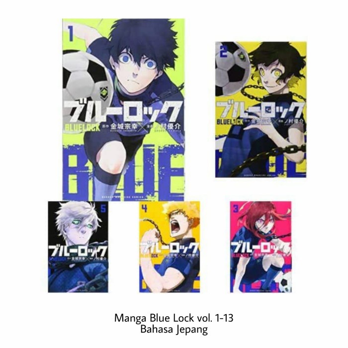 PROMO MANGA BLUE LOCK VOL. 1-13 BAHASA JEPANG TERLARIS
