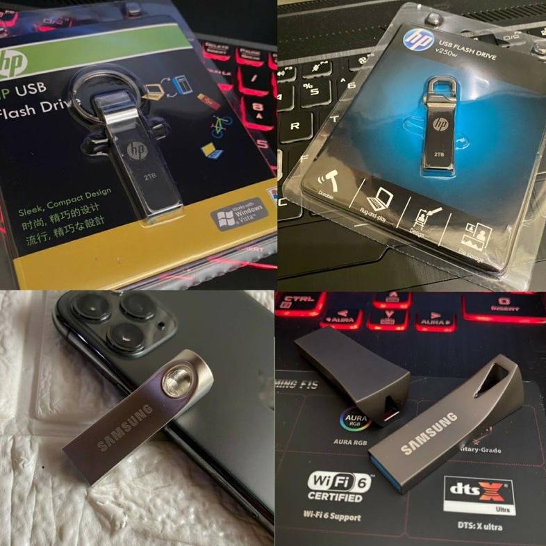 Baru Samsung Metal 2Tb U Disk Usb 3.0 Flash Drive / Flash Disk Hp Metal 2 Tb M23Y