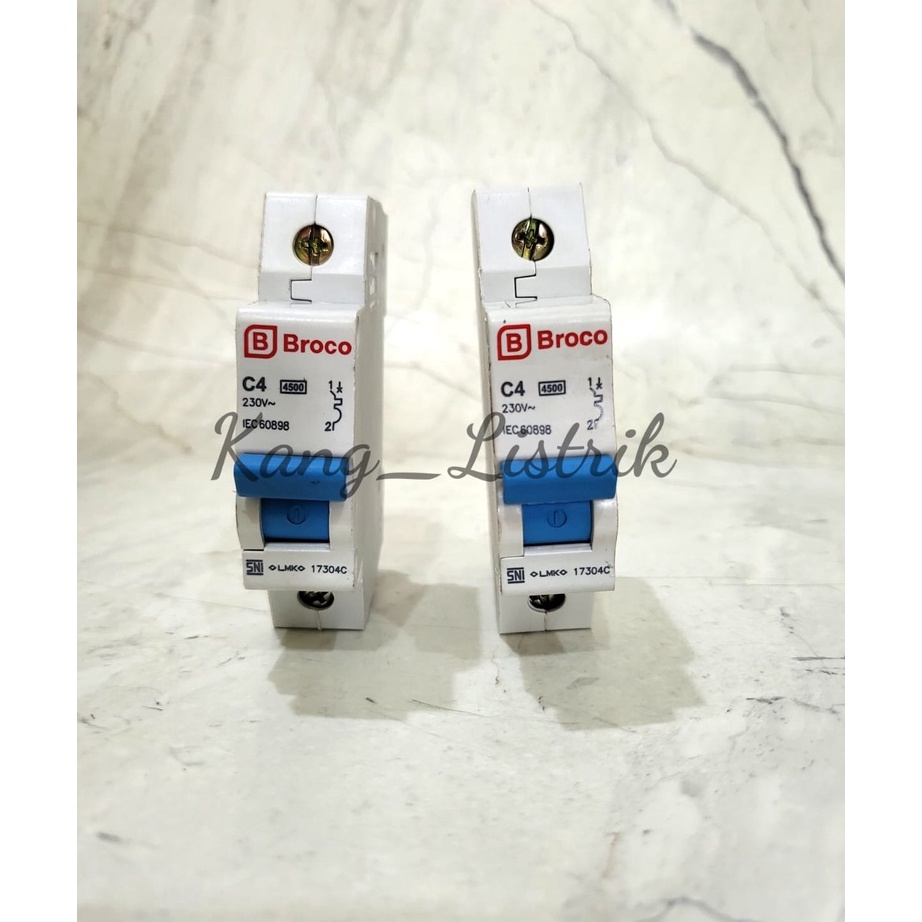 Terkini MCB Broco 1Phase 4A / Broco Mcb 4A Pasti Murah