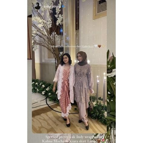 MUST HAVE (SEWA KEBAYA FULLSET) KALINA MOCHA BY JALEELA.ID *BACA DESCRIPTION TERMURAH