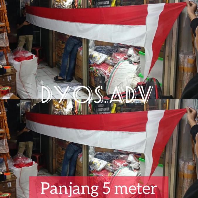 ] umbul umbul merah putih 5 meter