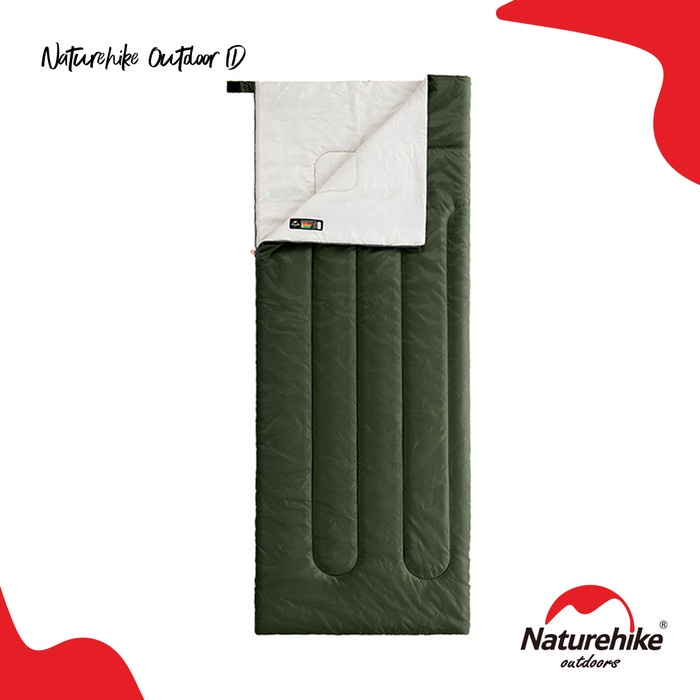 Terlaris Sleeping Bag Katun H150 Envelope Naturehike Nh19S015-D - Standard