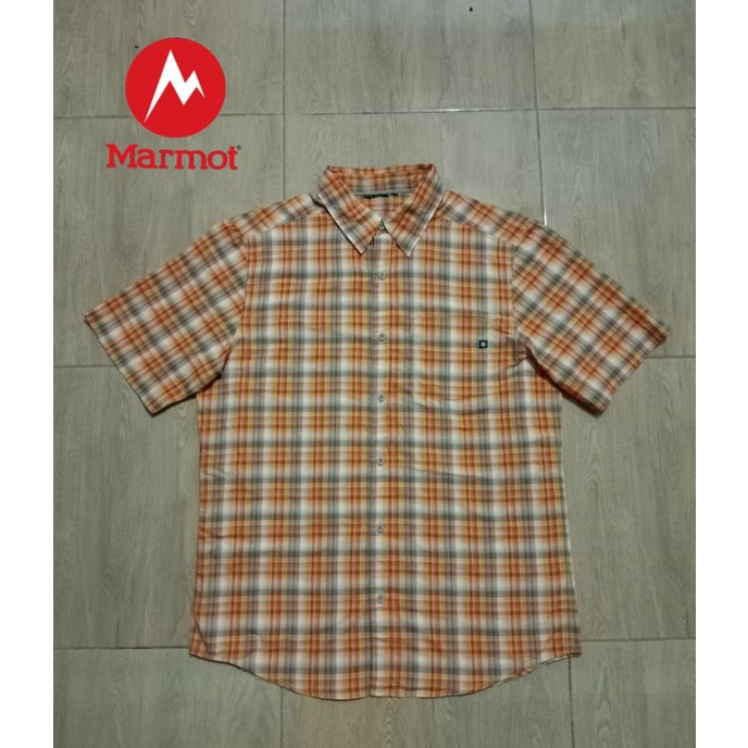 kemeja lengan pendek Marmot