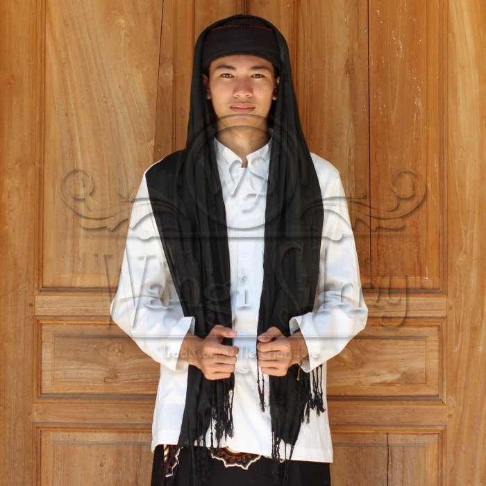 Bestseller Sorban Kashmiri Full Hitam Polos - Sorban Panjang Hitam Polos - Sorban