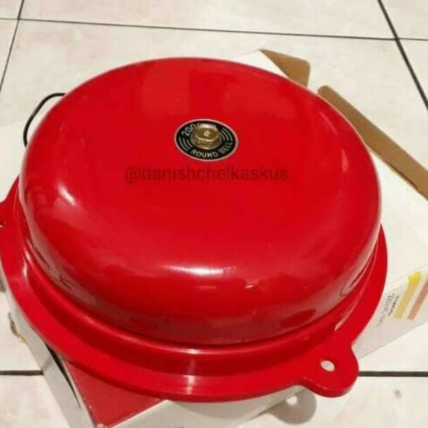 Diskon Bel / Bell Kring Sekolah / Kantor / Alarm Bell / Round Bell 200 Mm / 8 Inci Bossecom M23Y