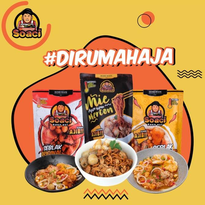 

Paket Bundling Soaci Aneka Baso Aci Mie Ayam Mercon Khas Garut