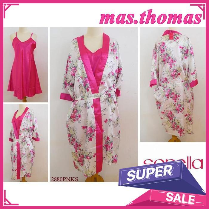 Lingerie Kimono Sorella 2880 - Dapat 1 Set Cuci Gudang