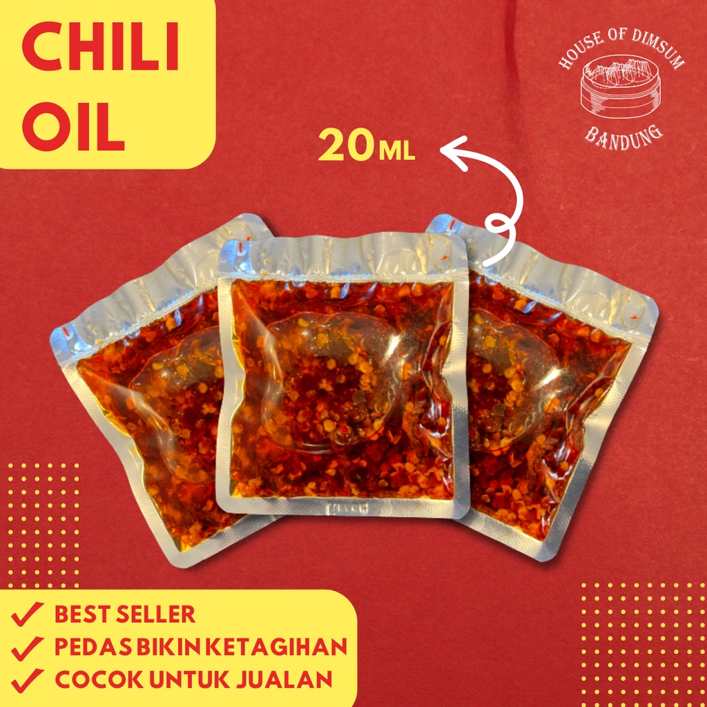 

Chili Oil / Minyak Cabai 20 gram (Harga Untuk 1 Sachet)