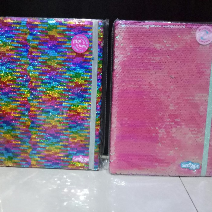 

Smiggle Notebook A4 Sequin - Buku Catatan Smiggle