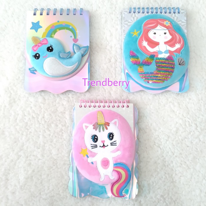 

Notebook Mini Buku Tulis Cover Lucu Diary Anak Perempuan