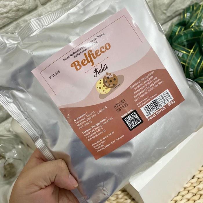 

Terlaris Belfieco Cookies Perenyah 500 Gr - Perenyah Kue Kering Belfieco Kukii