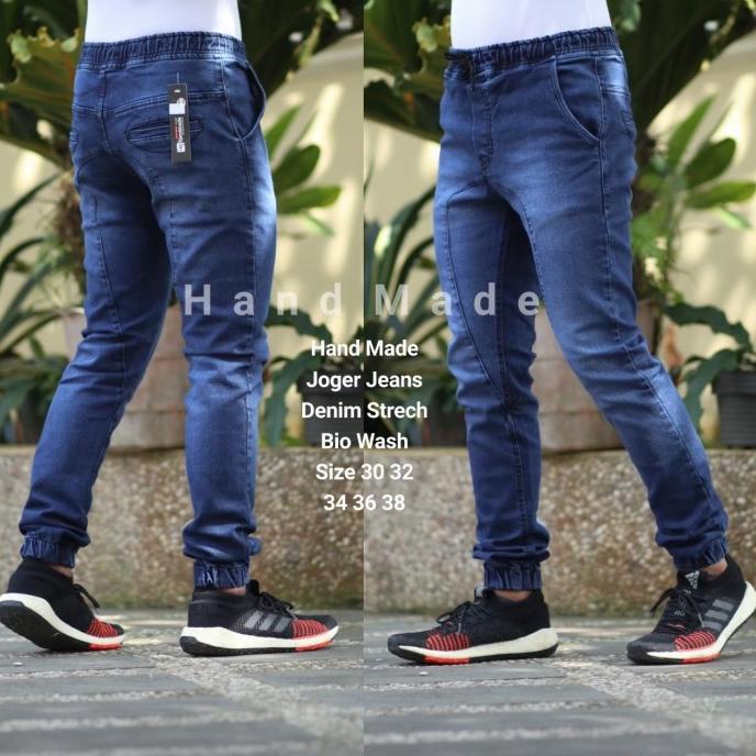 Celana panjang Jogger jeans l Celana panjang Jogger buat pria dewasa k
