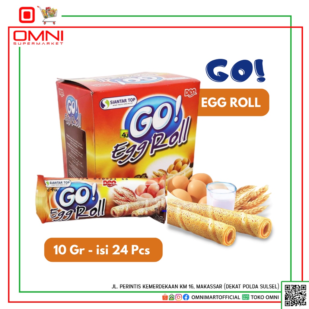

Go Egg Roll 10 Gram X 24 Pcs