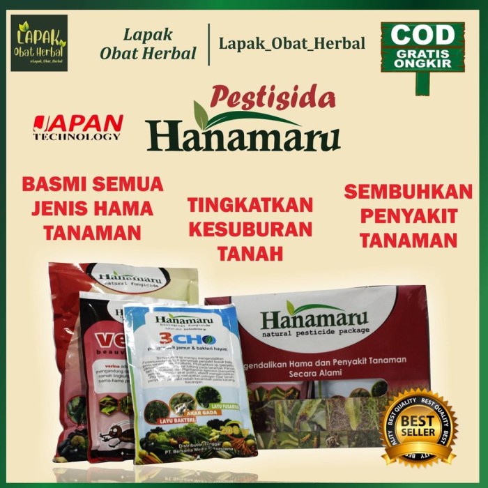 HOT SALE PESTISIDA HANAMARU PENGENDALI HAMA / PENYAKIT TANAMAN AMPUH TERMURAH