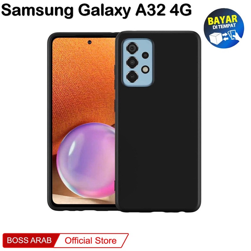 Ultraslim Samsung Galaxy A32 4G | Soft Case Black Matte - Hitam