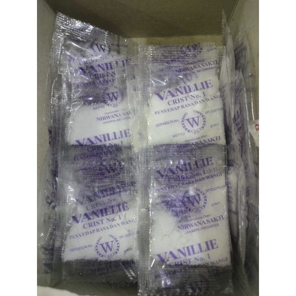 

Vanillie Crist No.1 Penyedap Rasa Dan Aroma Wangi per 10pcs