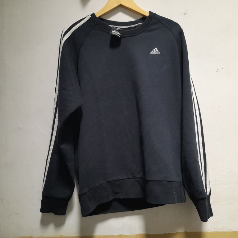 crewneck adidas essential 3 stripe