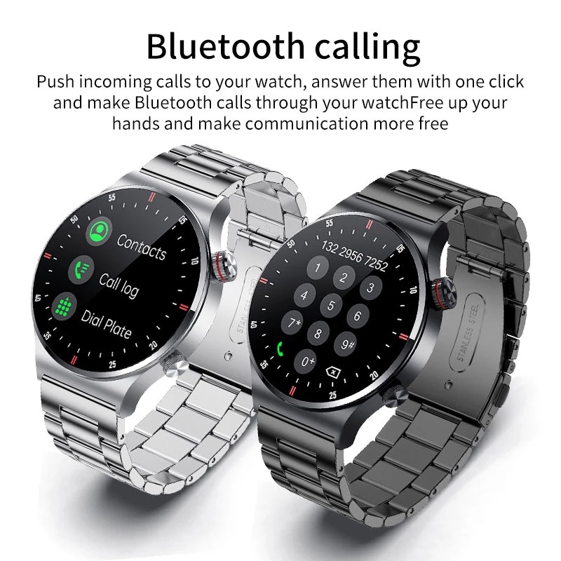 LIGE Smart Watch Men Full Touch Bluetooth Call Sport Watch ECG Health Tracker Men Smartwatch Waterproof For Android Ios