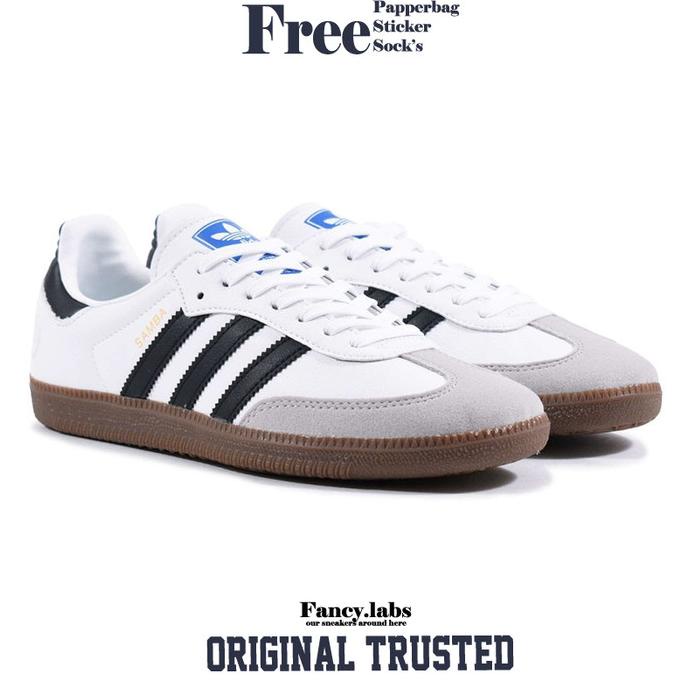 Adidas Samba Vegan White Black Gum Original