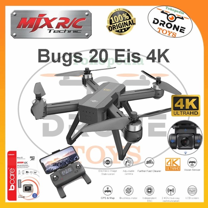 DRONE MJX BUGS 20 B20 EIS CAMERA 4K WIFI 5G OPTICAL FLOW RTF ORIGINAL