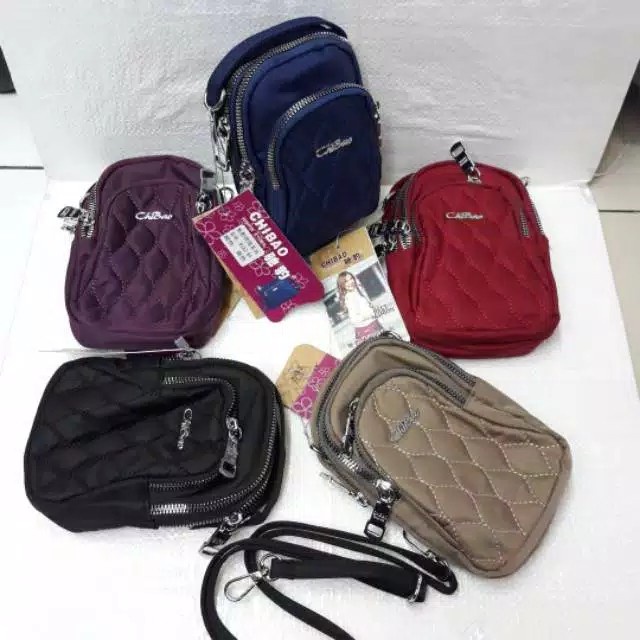 FLASH SALE TAS MINI (HP) CHI-BAO 8182-8 ORIGINAL / TAS WANITA CHIBAO 2 IN 1 PARAS TERBARU