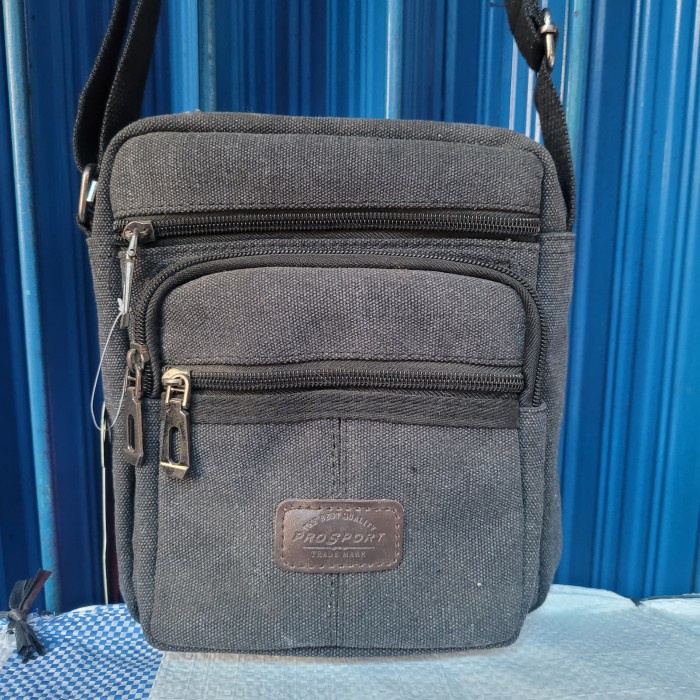 MUST HAVE TAS SELEMPANG PRIA WANITA KANVAS POLO ARMY SUMMER PROSPORT JUAL RUGI TERMURAH